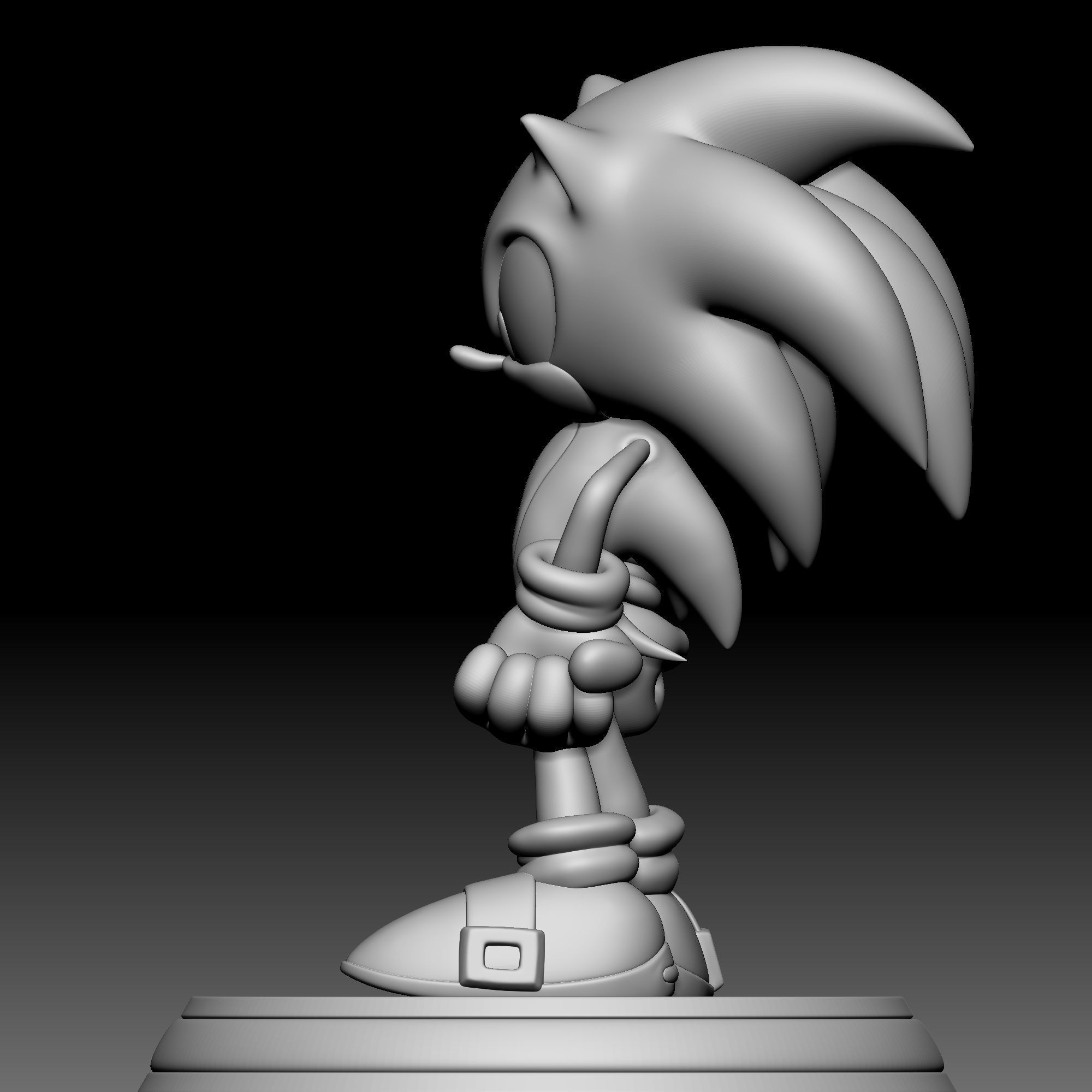 Sonic the Hedgehog 03 3D print model_3
