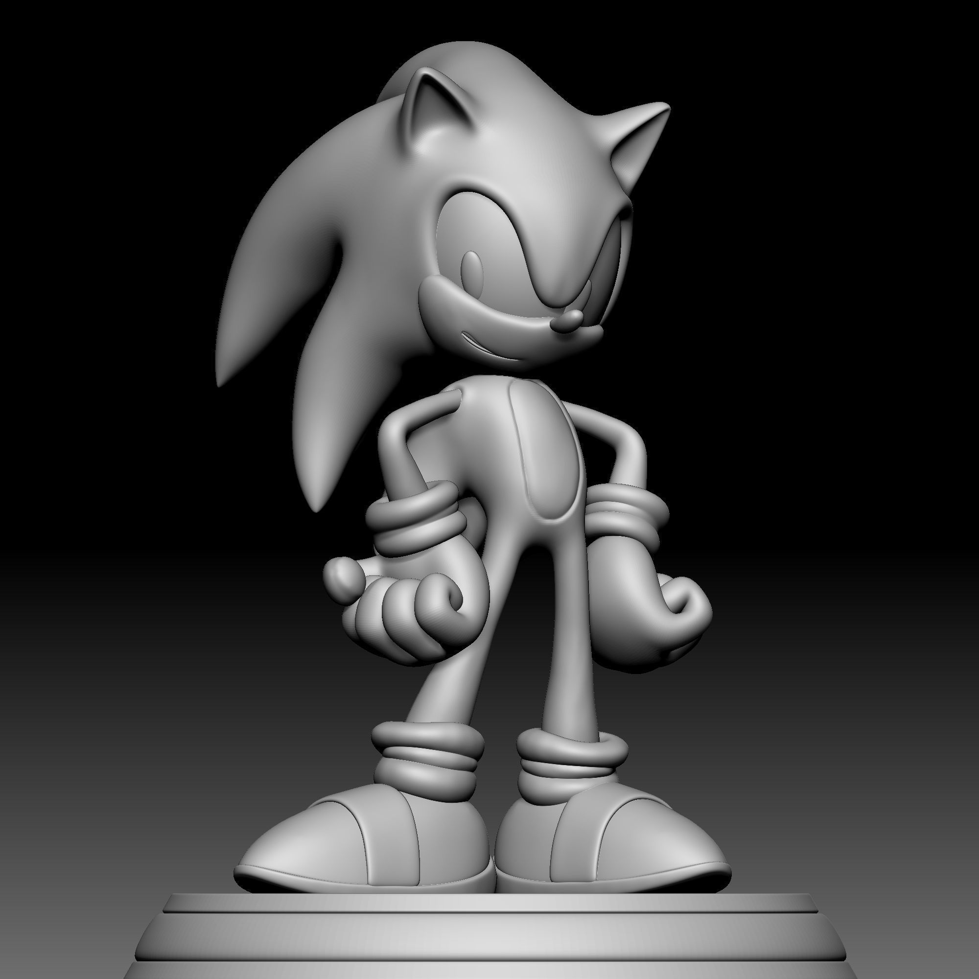 Sonic the Hedgehog 03 3D print model_8