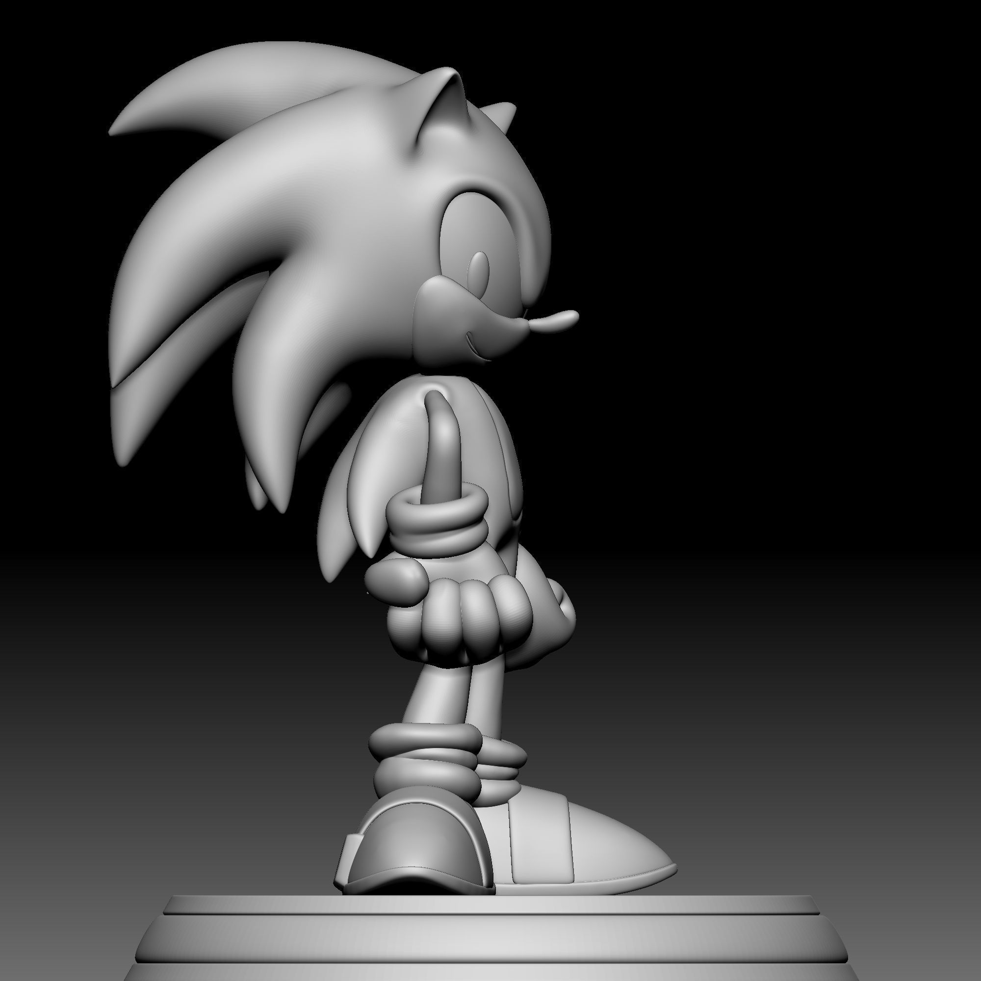 Sonic the Hedgehog 03 3D print model_7