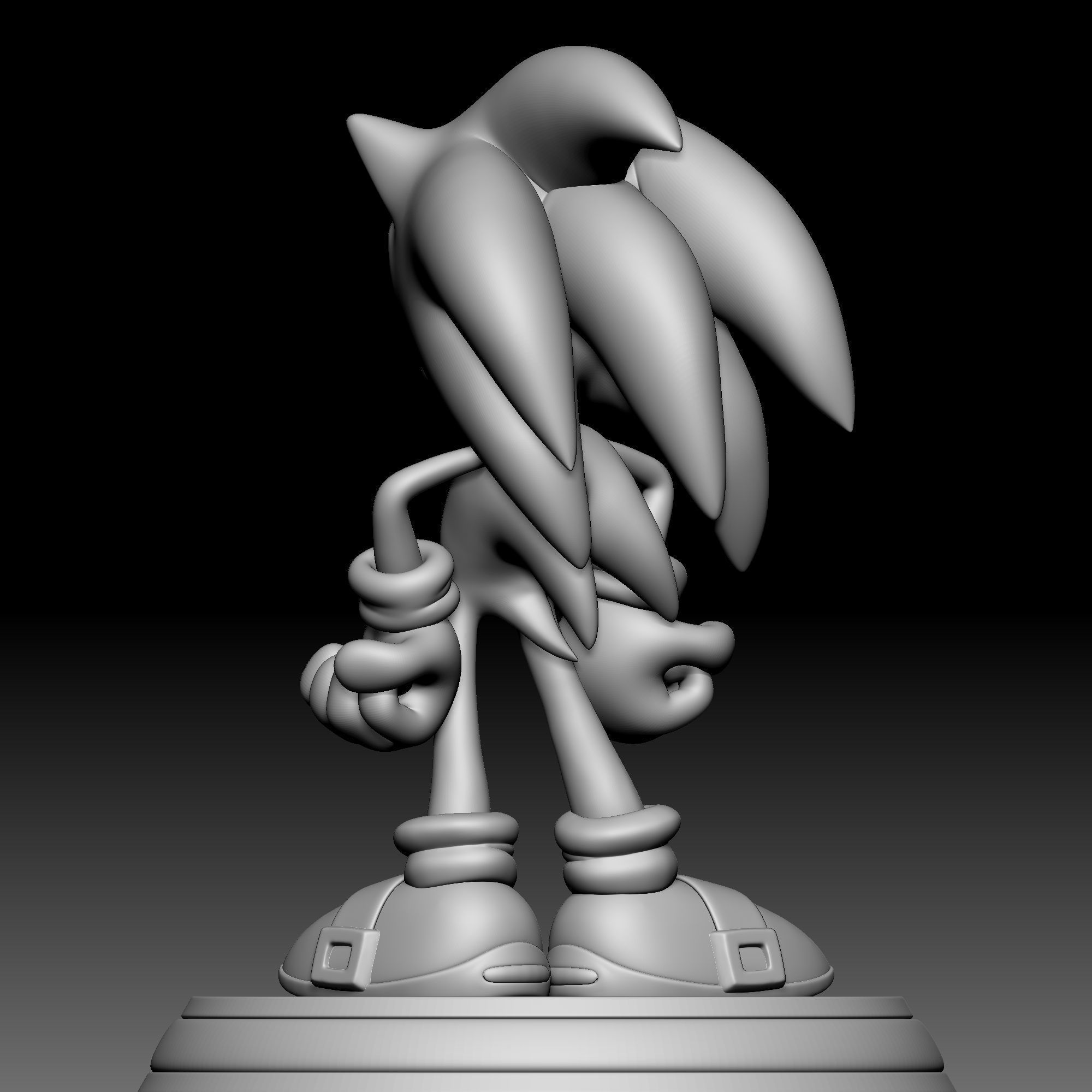 Sonic the Hedgehog 03 3D print model_4