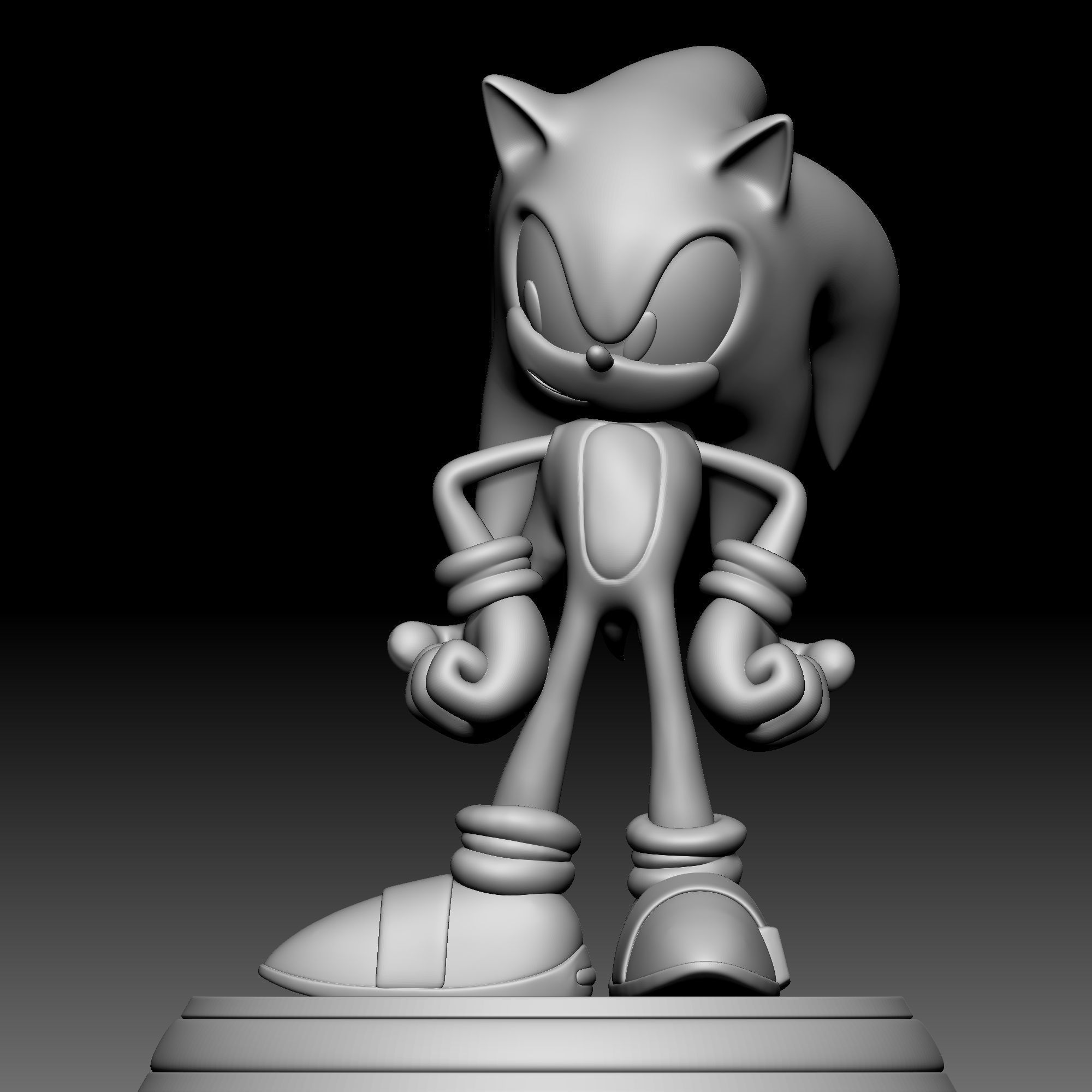 Sonic the Hedgehog 03 3D print model_1