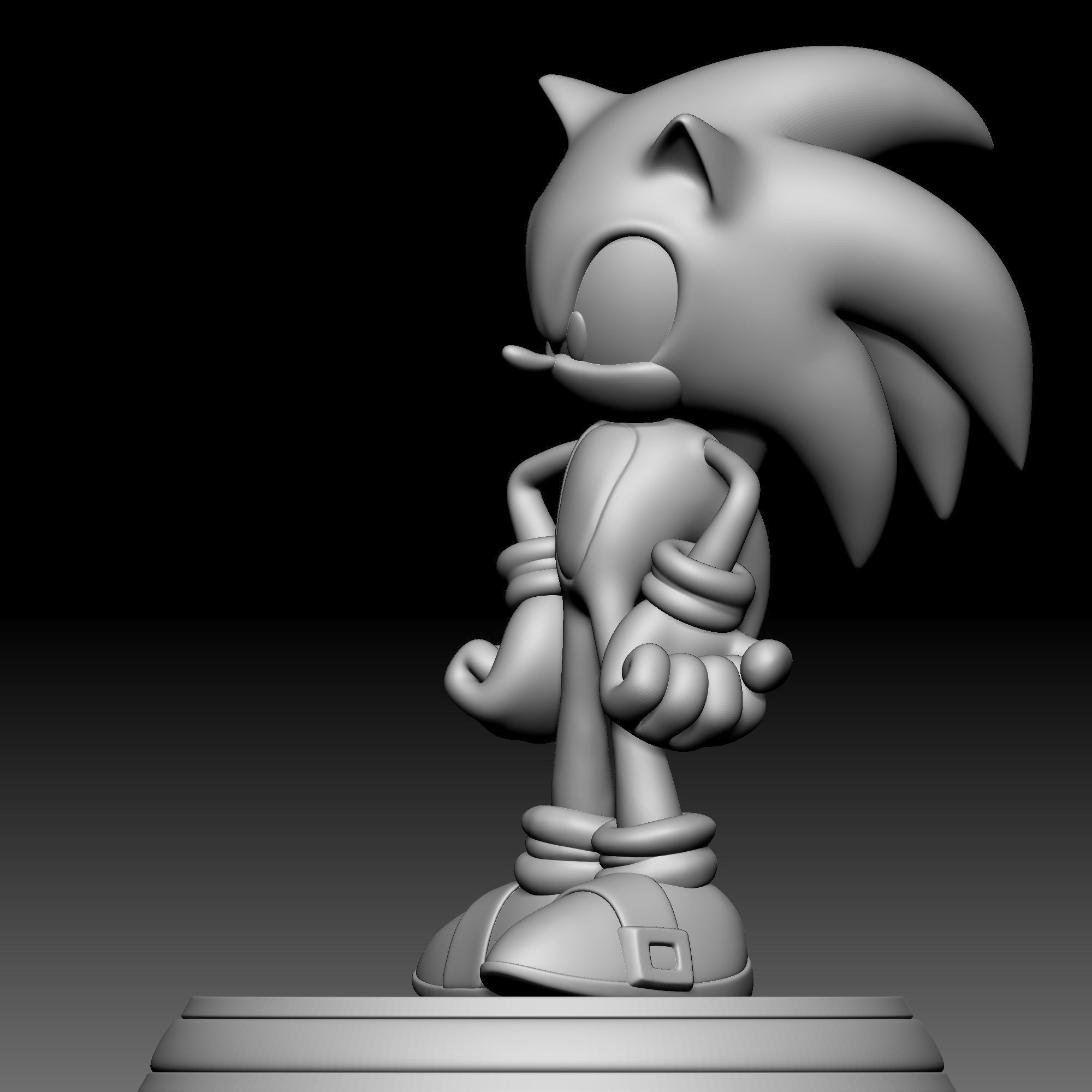 Sonic the Hedgehog 03 3D print model_2