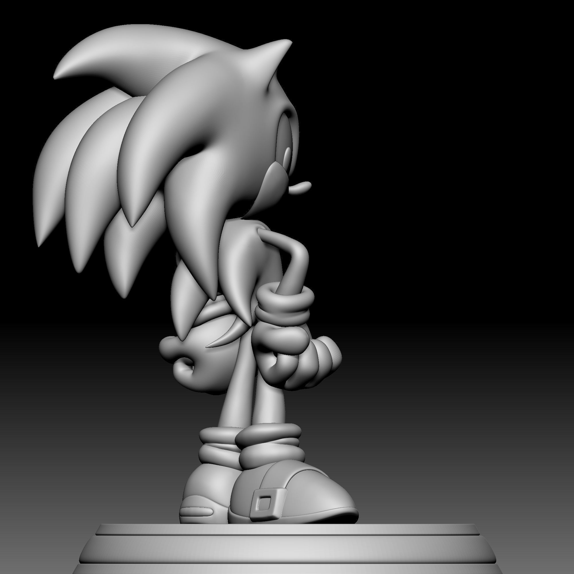 Sonic the Hedgehog 03 3D print model_6