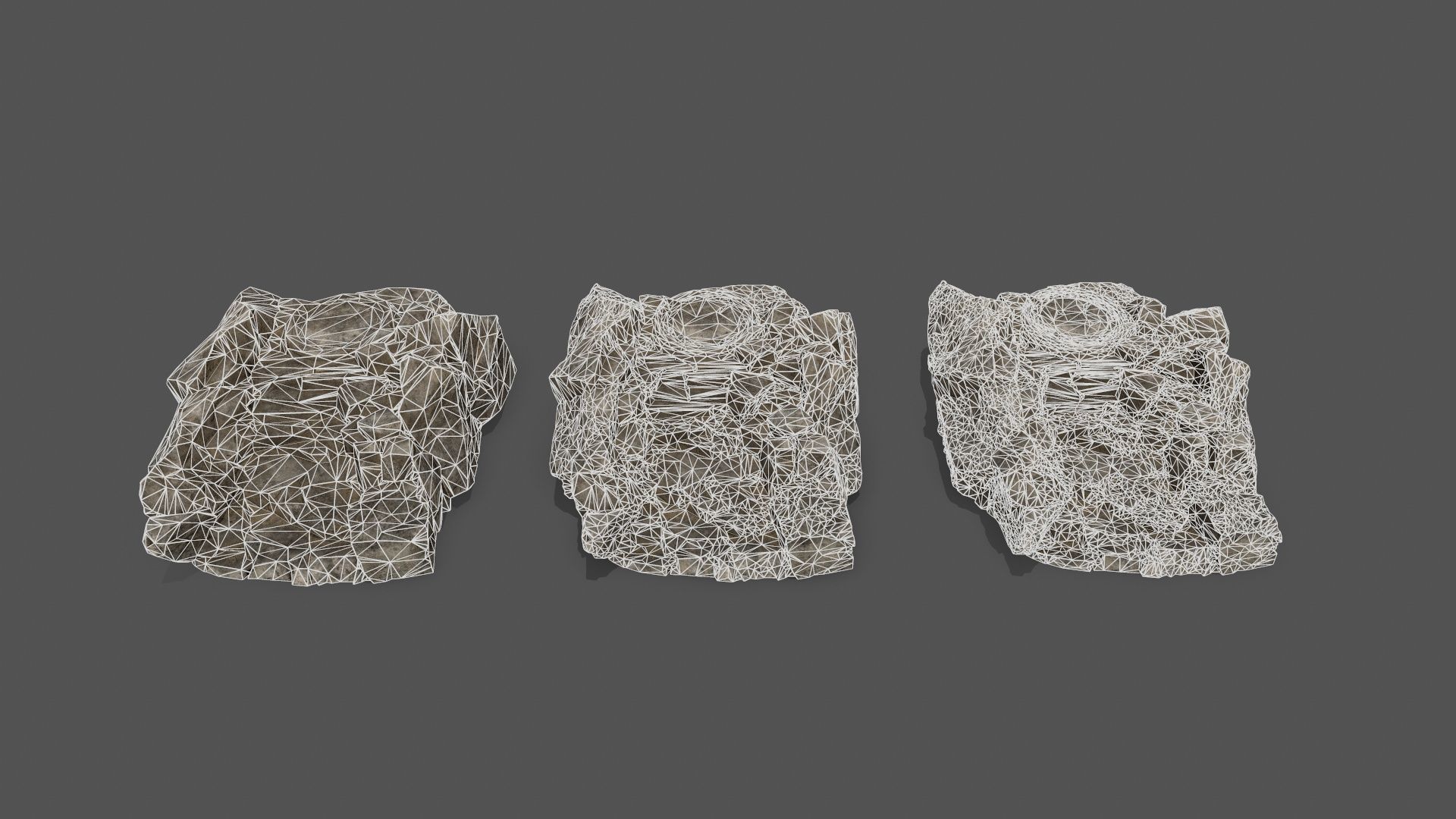 old temple Low-poly 3D model_14