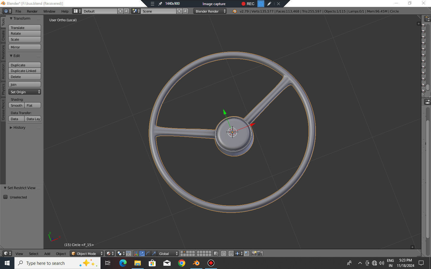 bus 3d model - vehicles Low-poly 3D model_11