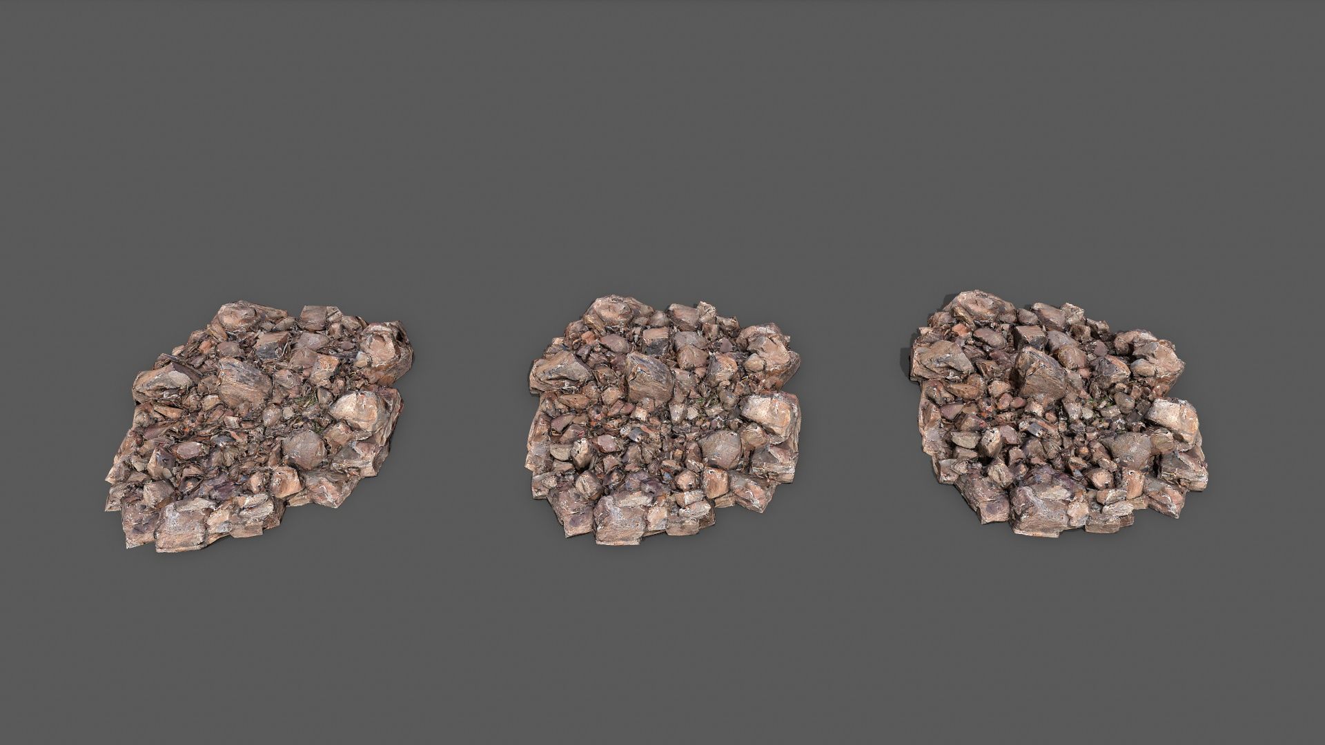 rocks  Low-poly 3D model_10