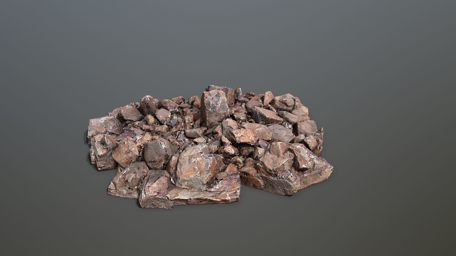rocks  Low-poly 3D model_9