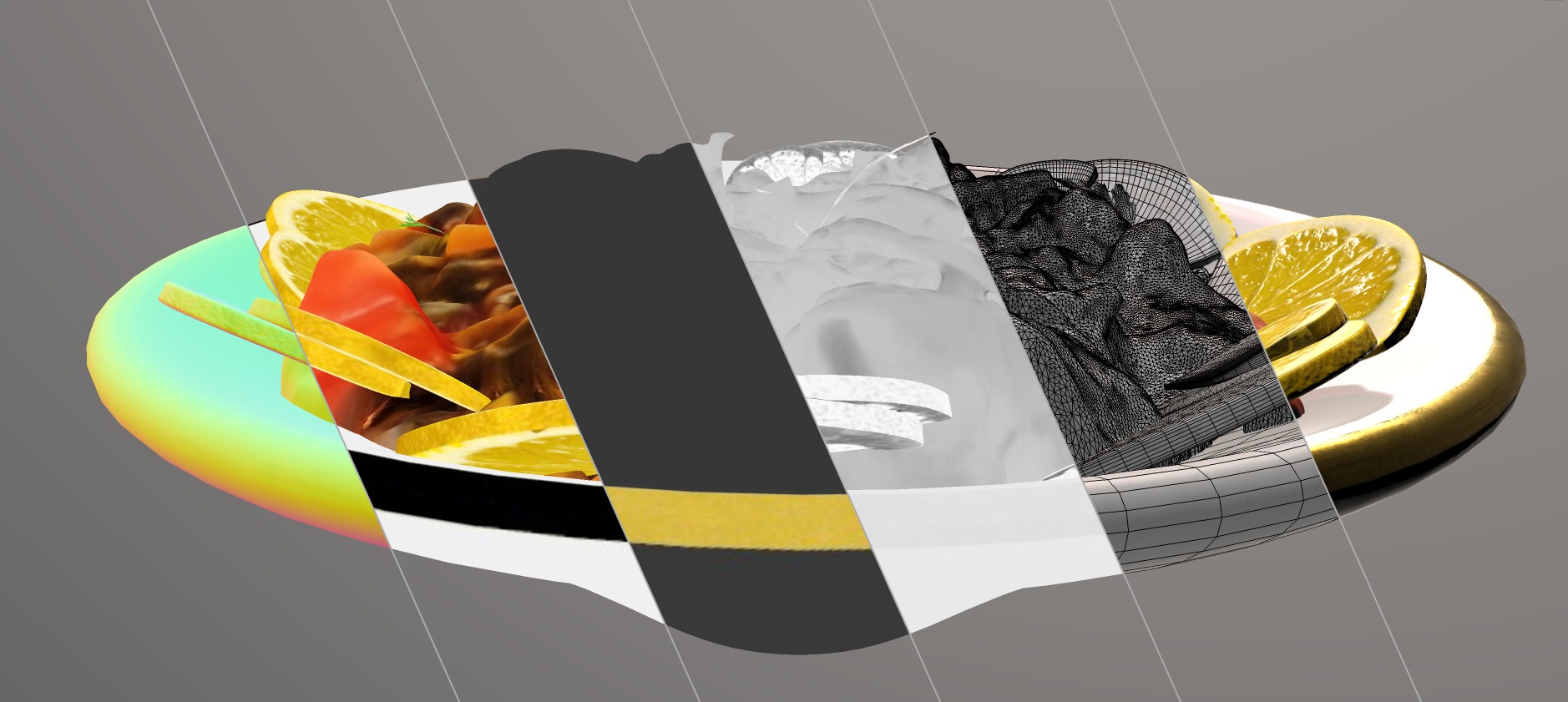 Purslane Salad Dandoor Salad Scanned 3D print model_25