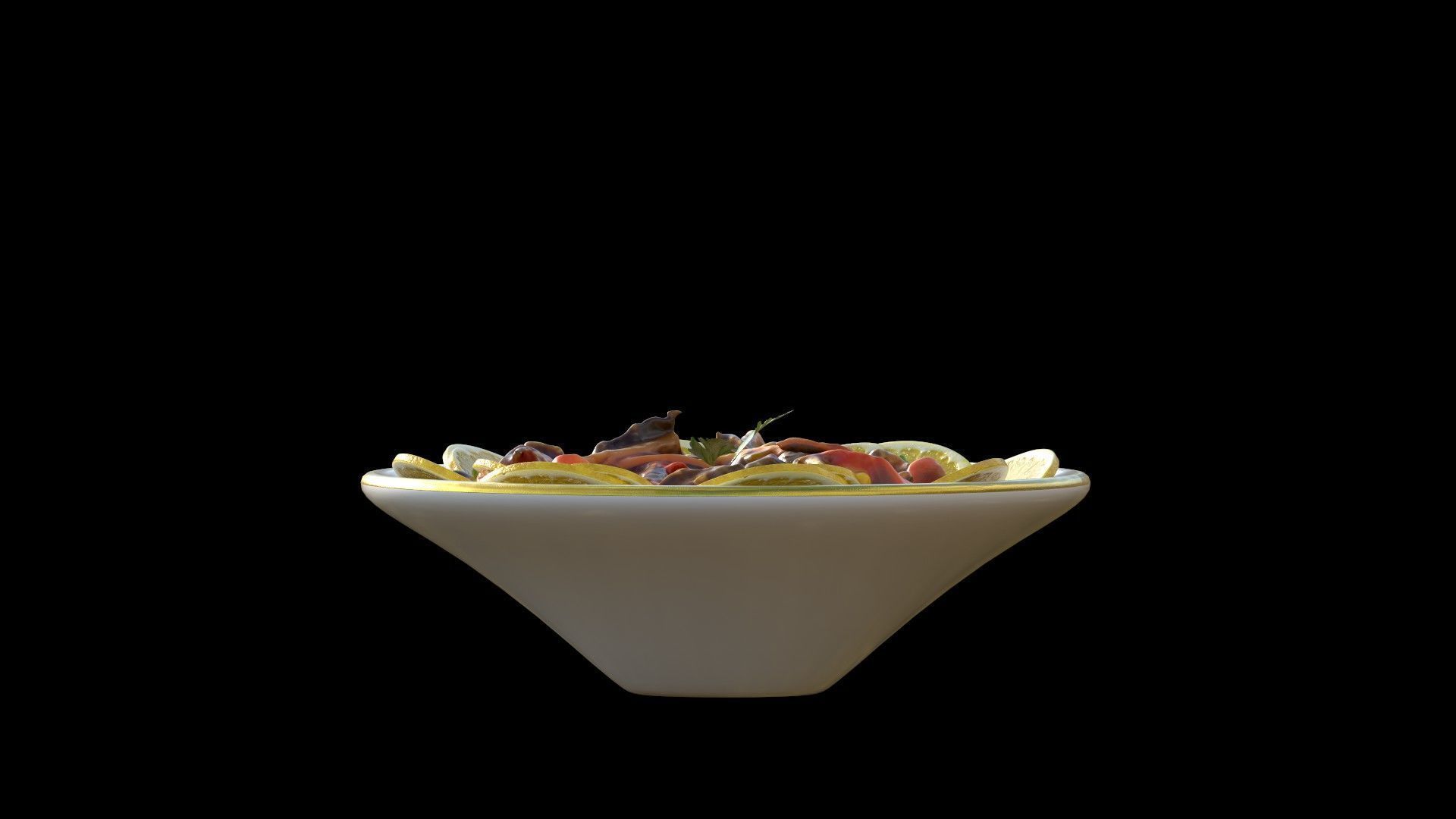 Purslane Salad Dandoor Salad Scanned 3D print model_17