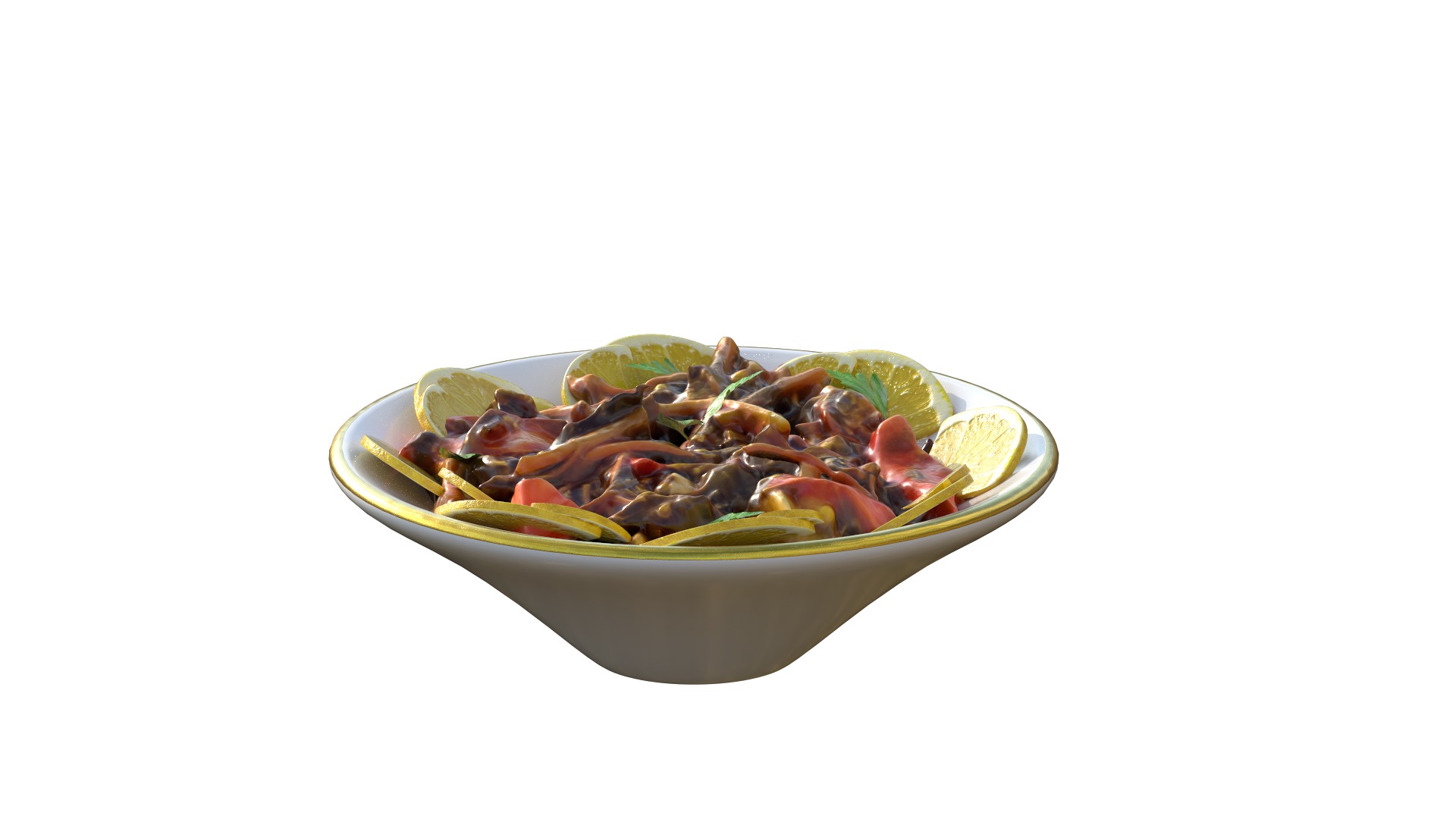 Purslane Salad Dandoor Salad Scanned 3D print model_3