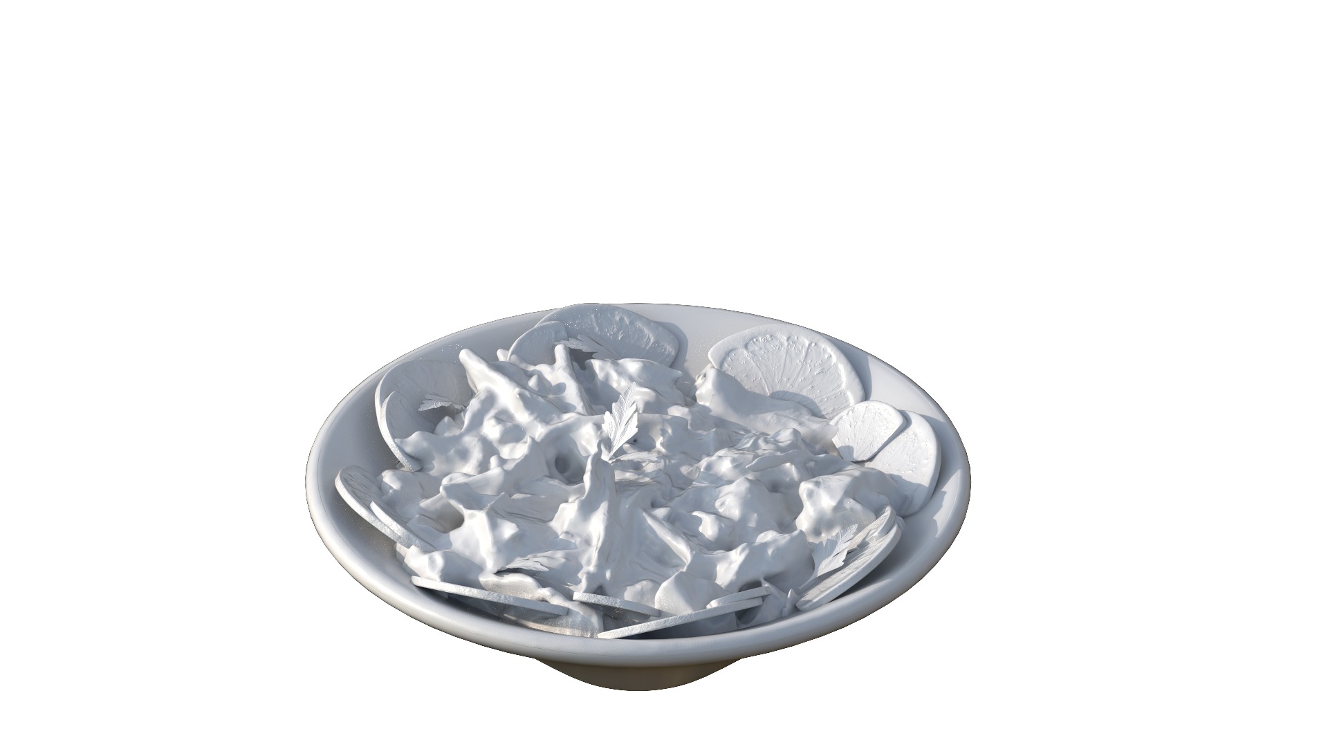 Purslane Salad Dandoor Salad Scanned 3D print model_8