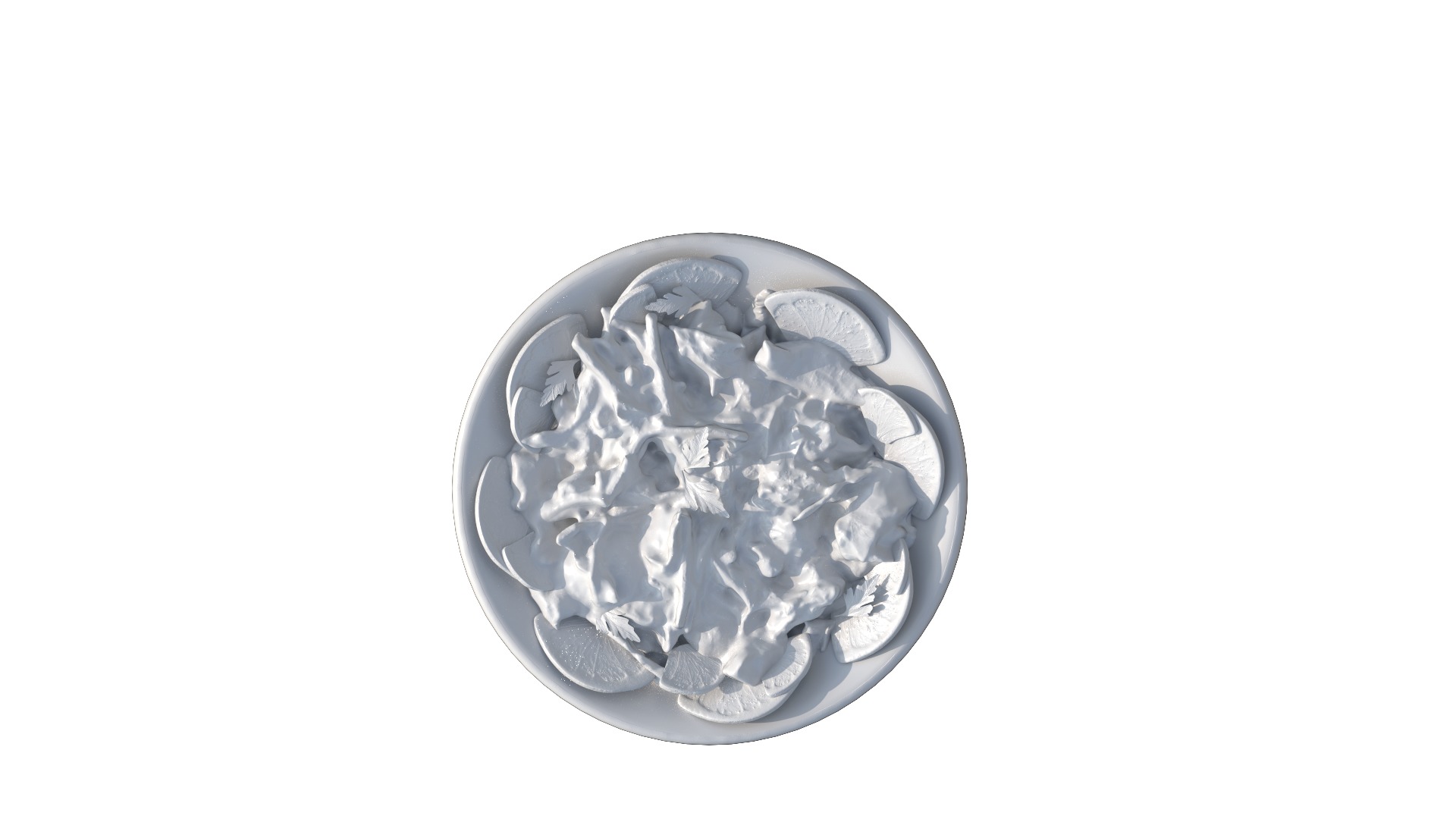 Purslane Salad Dandoor Salad Scanned 3D print model_18