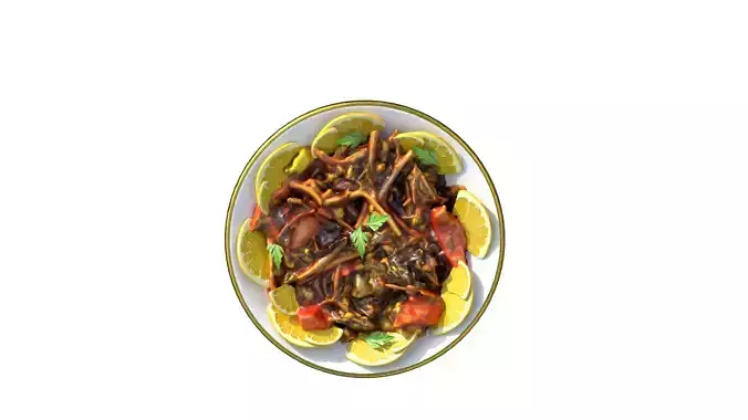 Purslane Salad Dandoor Salad Scanned 3D print model