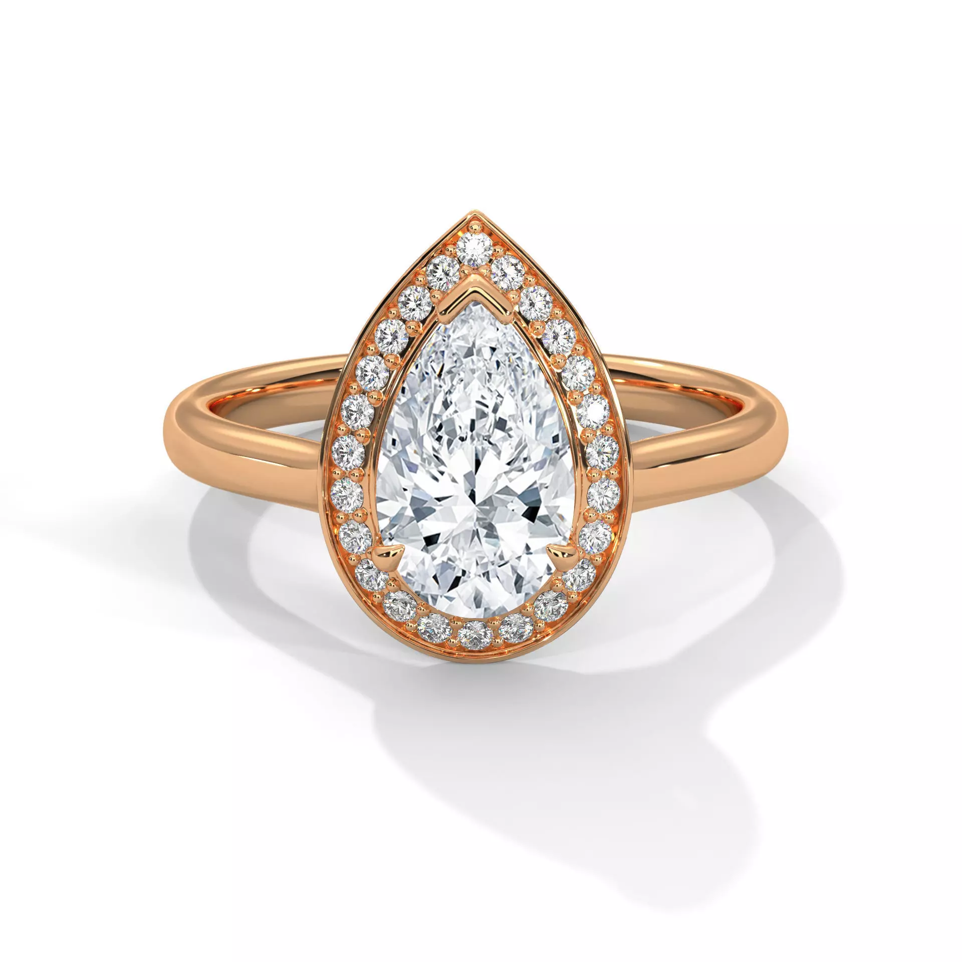 Solitaire ring with 360 view animation 3D print model_0