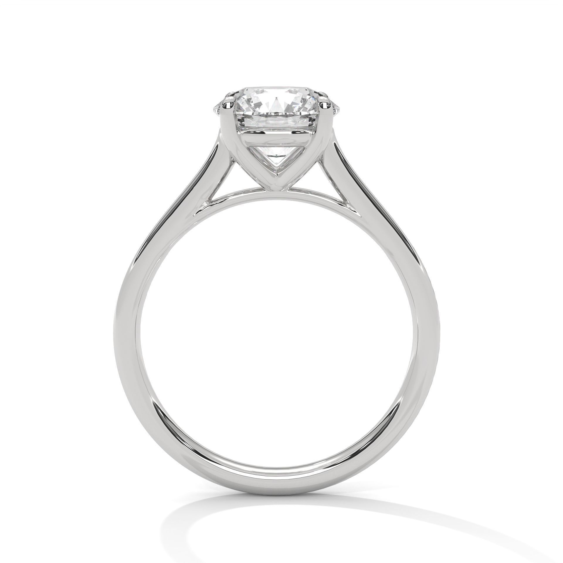 Mono Solitaire ring with 360 view animation 3D print model_9