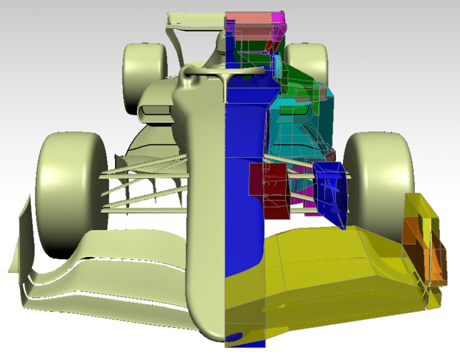 Formula 1 2022 and 2023 Concept Car Design 3D model_11