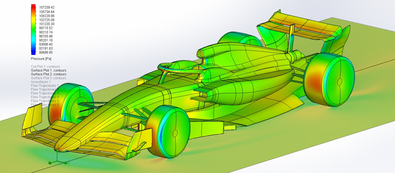 Formula 1 2022 and 2023 Concept Car Design 3D model_6