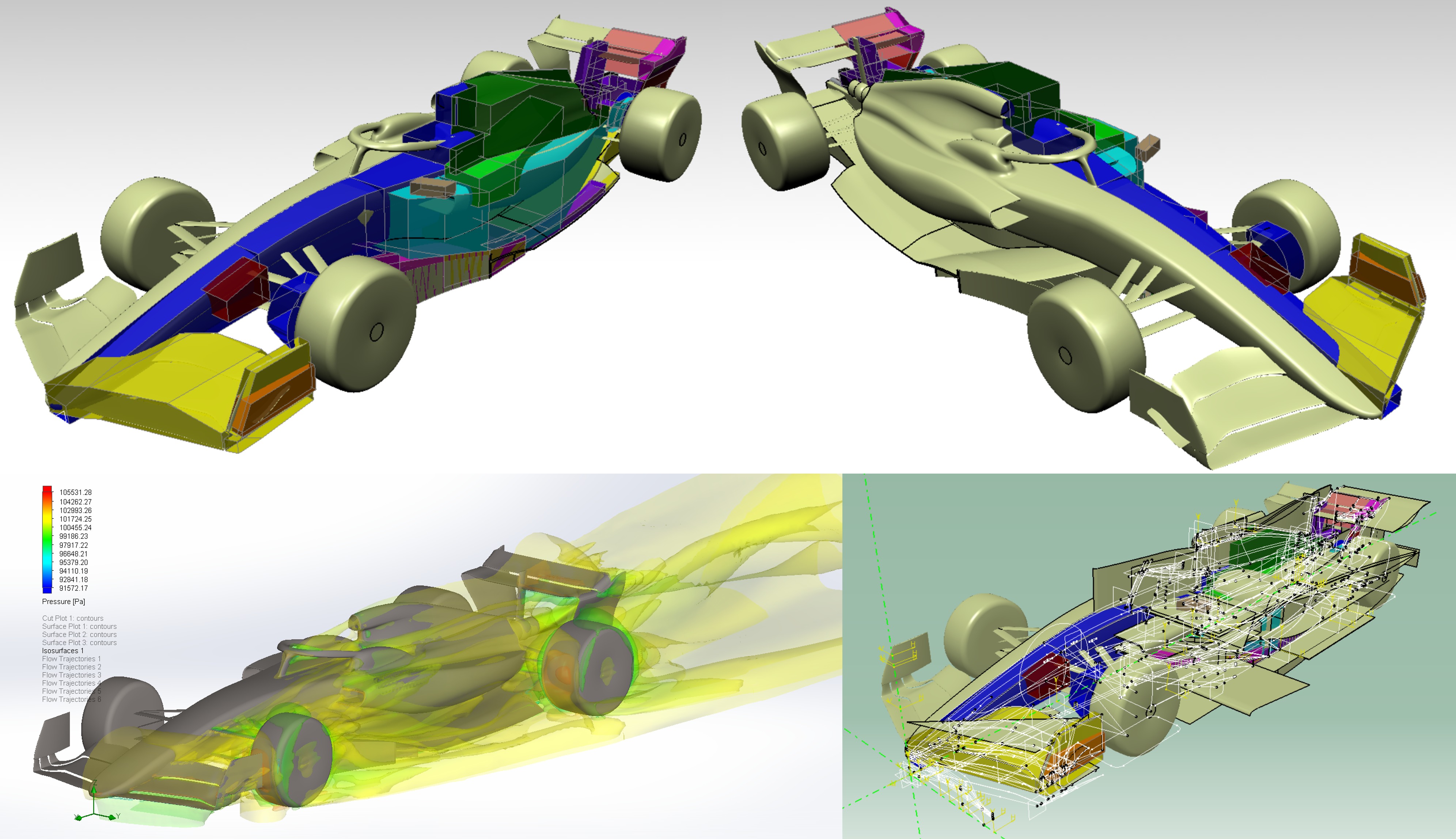 Formula 1 2022 and 2023 Concept Car Design 3D model_8