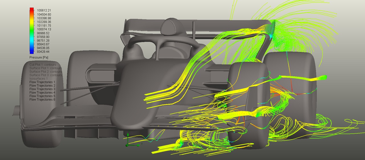 Formula 1 2022 and 2023 Concept Car Design 3D model_9