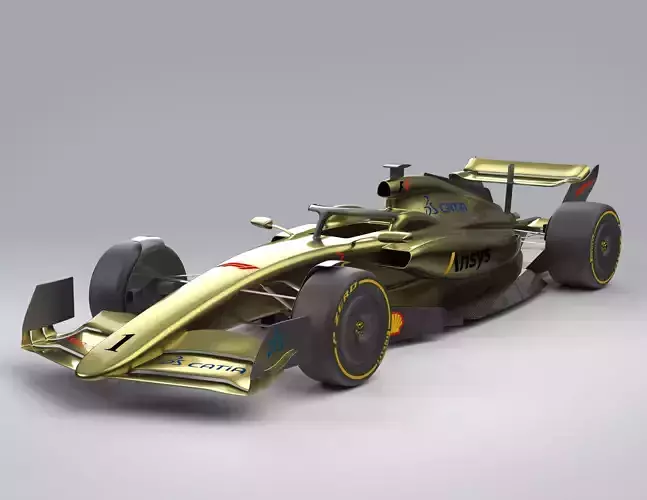 Formula 1 2022 and 2023 Concept Car Design 3D model Formula 1 2022 and 2023 Concept Car Design 3D model