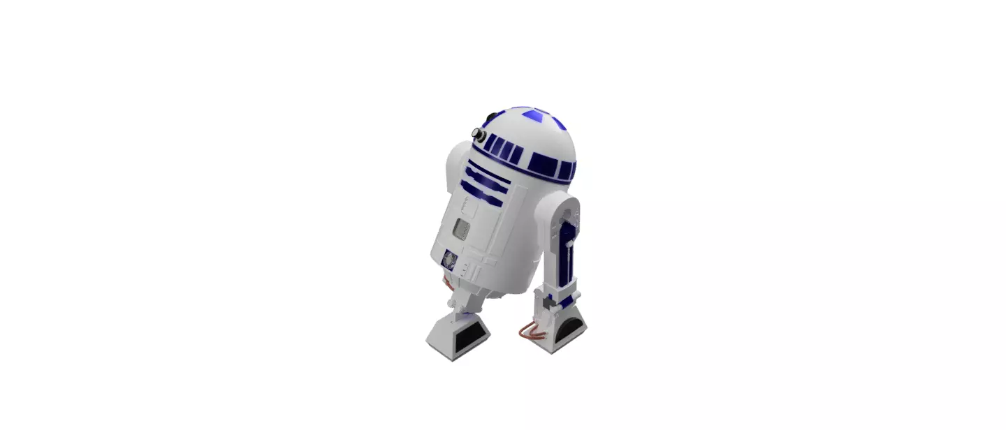 R2-D2 Star Wars Droid 3D print model_0