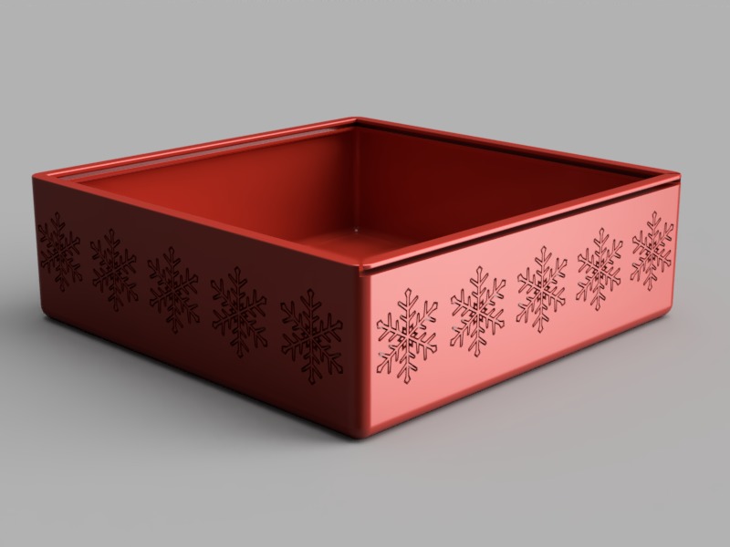 Grinch Christmas Gift Box 3D print model_7