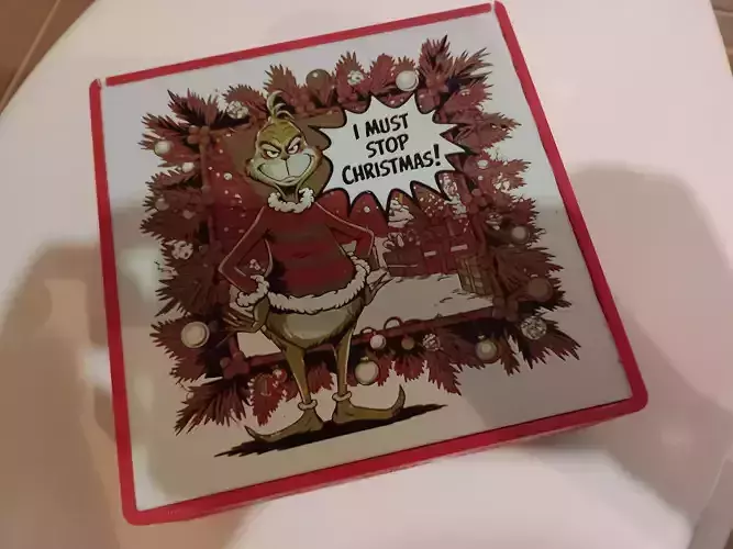 Grinch Christmas Gift Box 3D print model Grinch Christmas Gift Box 3D print model