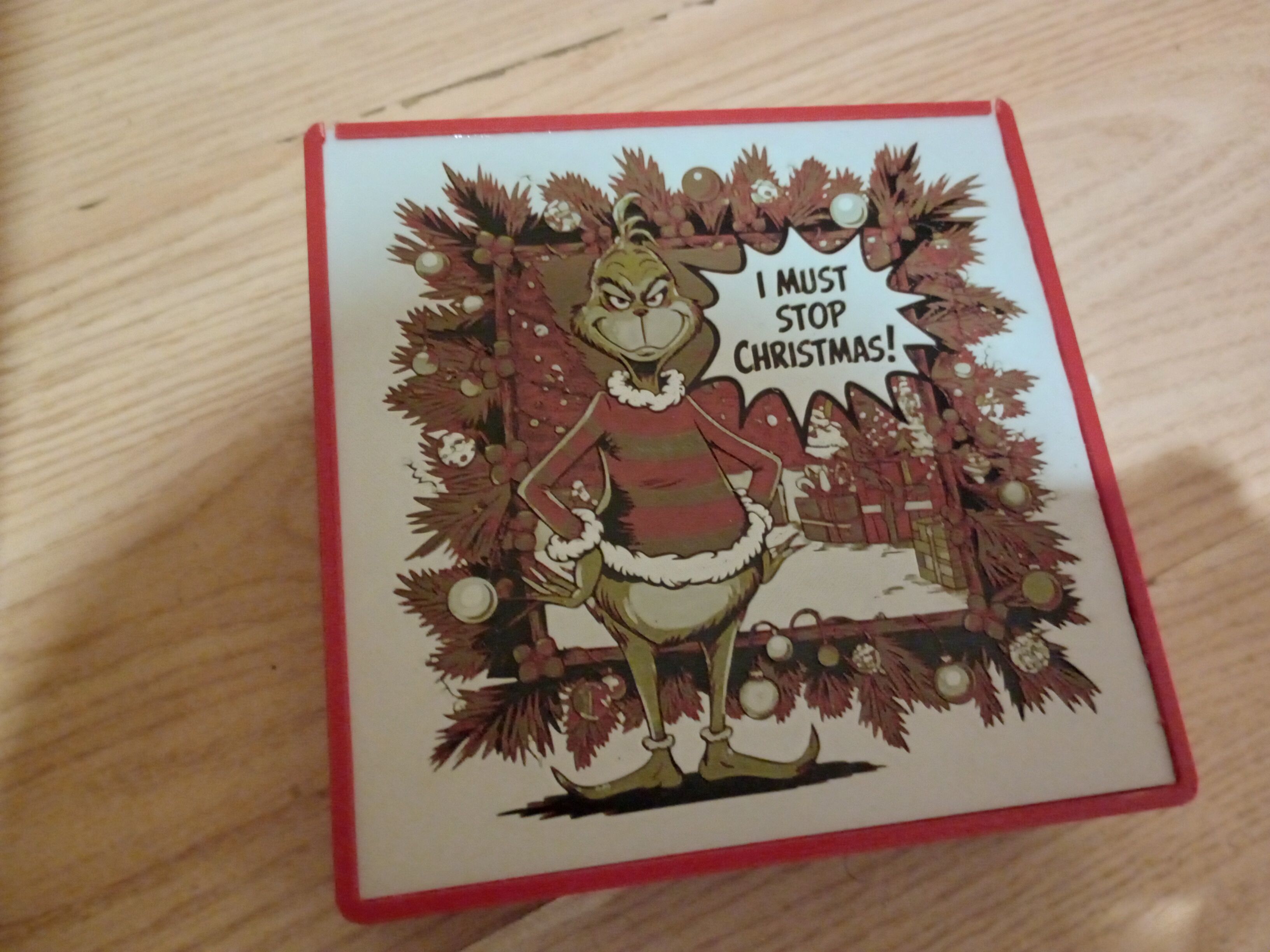 Grinch Christmas Gift Box 3D print model_2