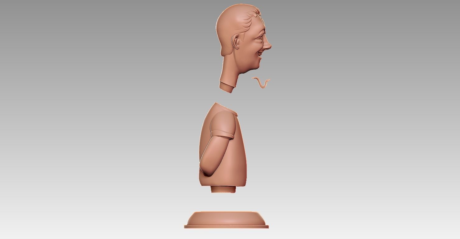 Mark Zuckerberg Funny Meme 3D print model_7
