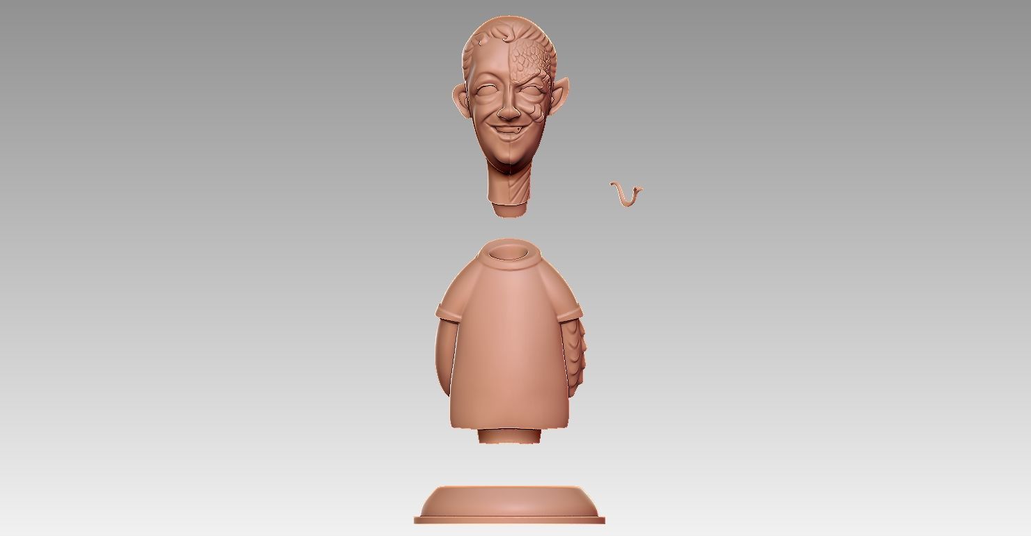 Mark Zuckerberg Funny Meme 3D print model_3