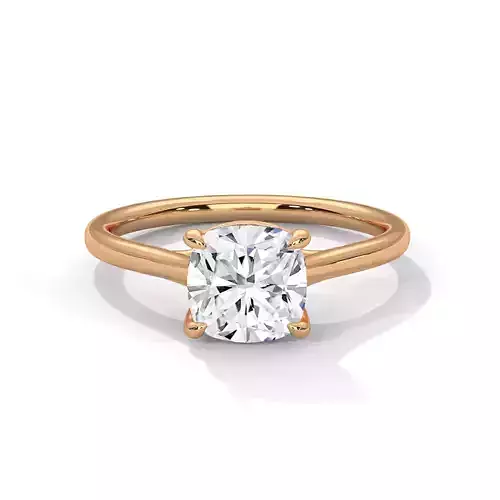 Mono Solitaire ring with 360 view animation 3D print model Mono Solitaire ring with 360 view animation 3D print model