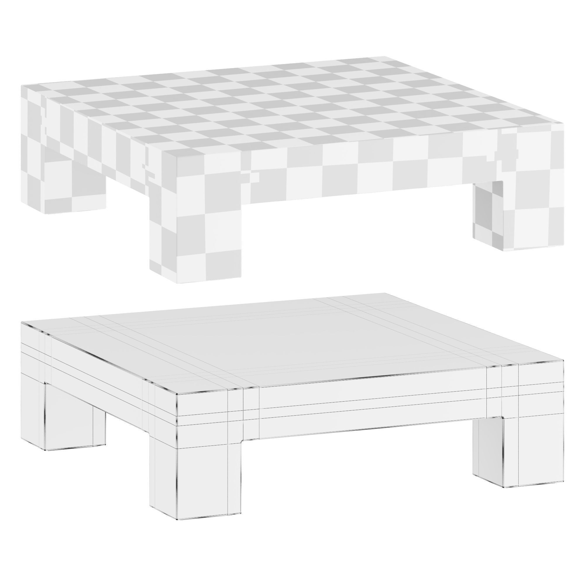 PAXTON COFFEE TABLE 3D model_2