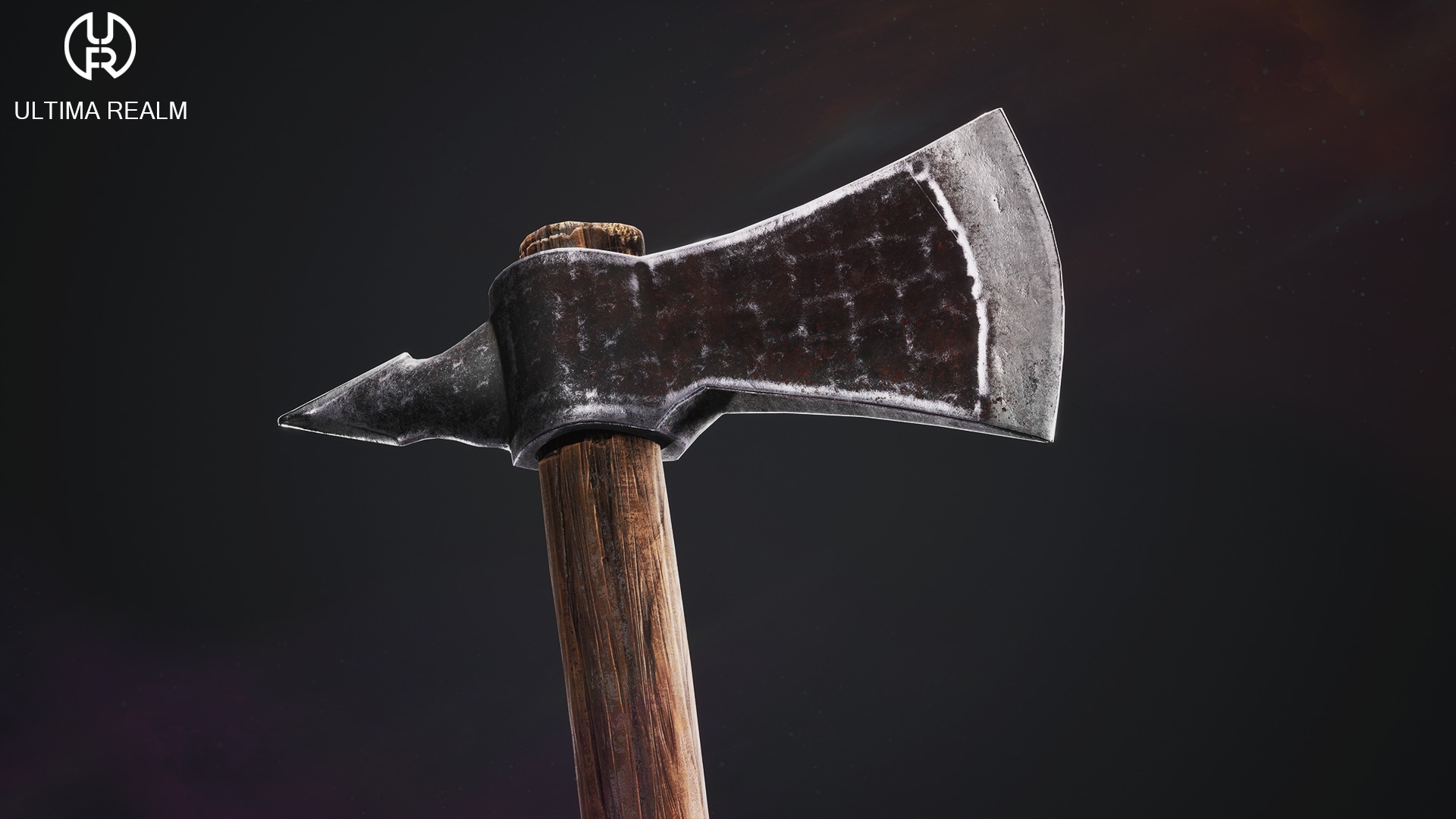 Viking Axes Low-poly 3D model_9