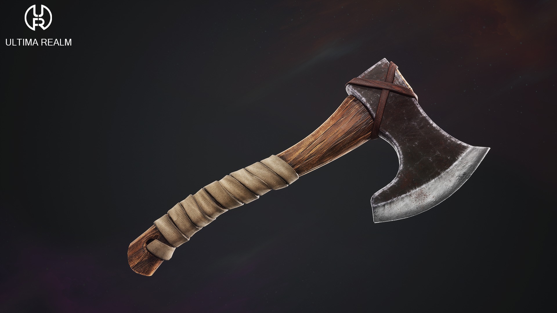 Viking Axes Low-poly 3D model_6