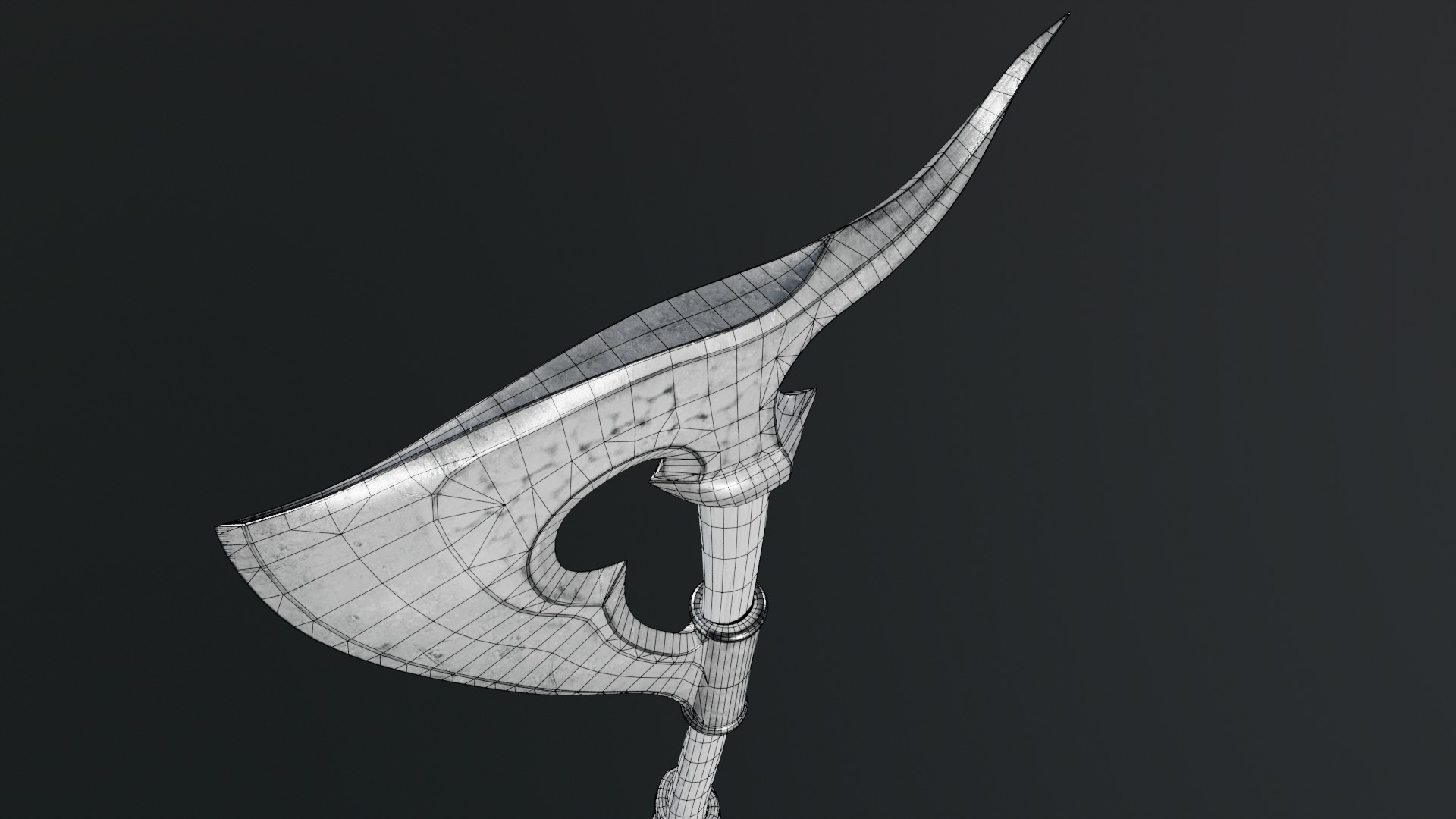 Viking Axes Low-poly 3D model_65