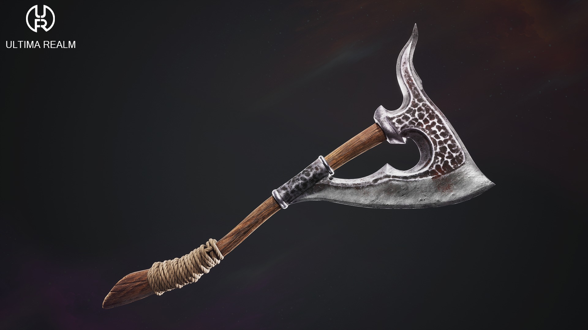 Viking Axes Low-poly 3D model_7