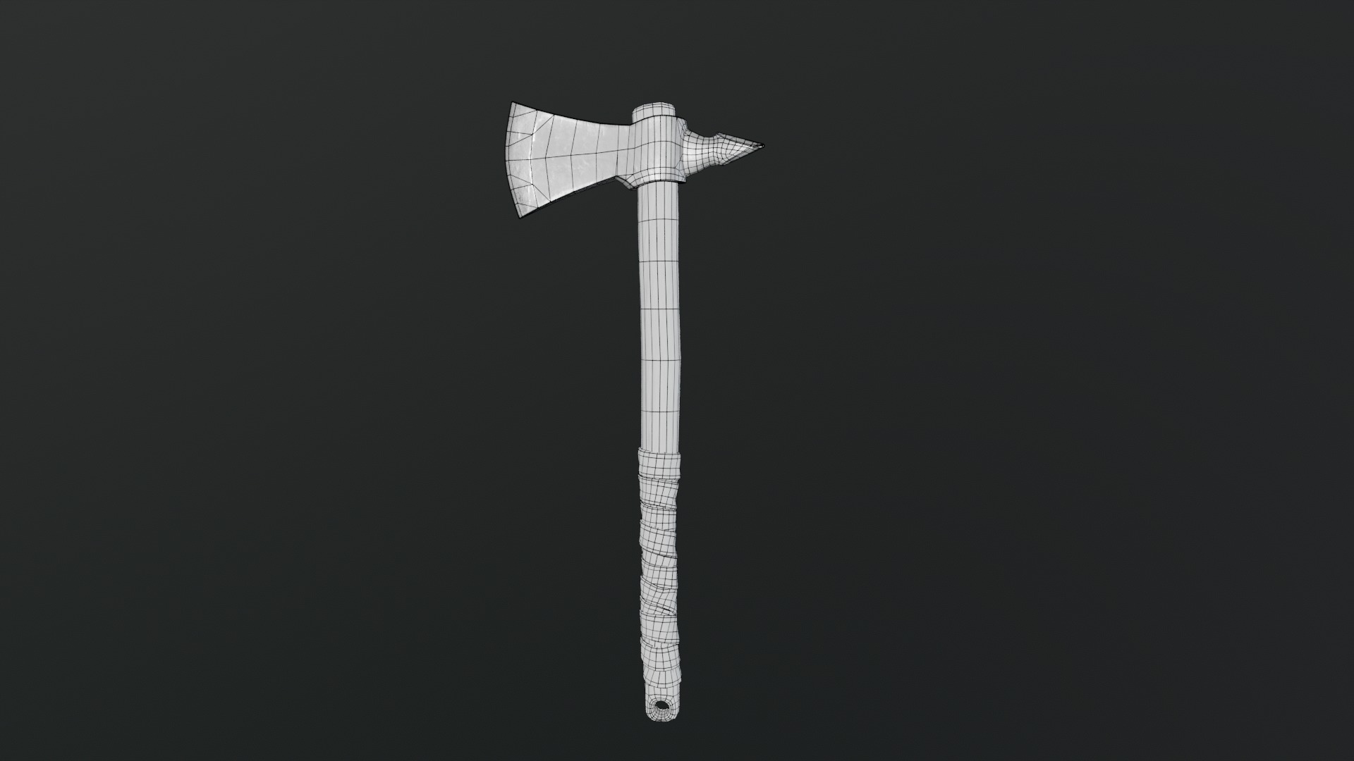 Viking Axes Low-poly 3D model_90