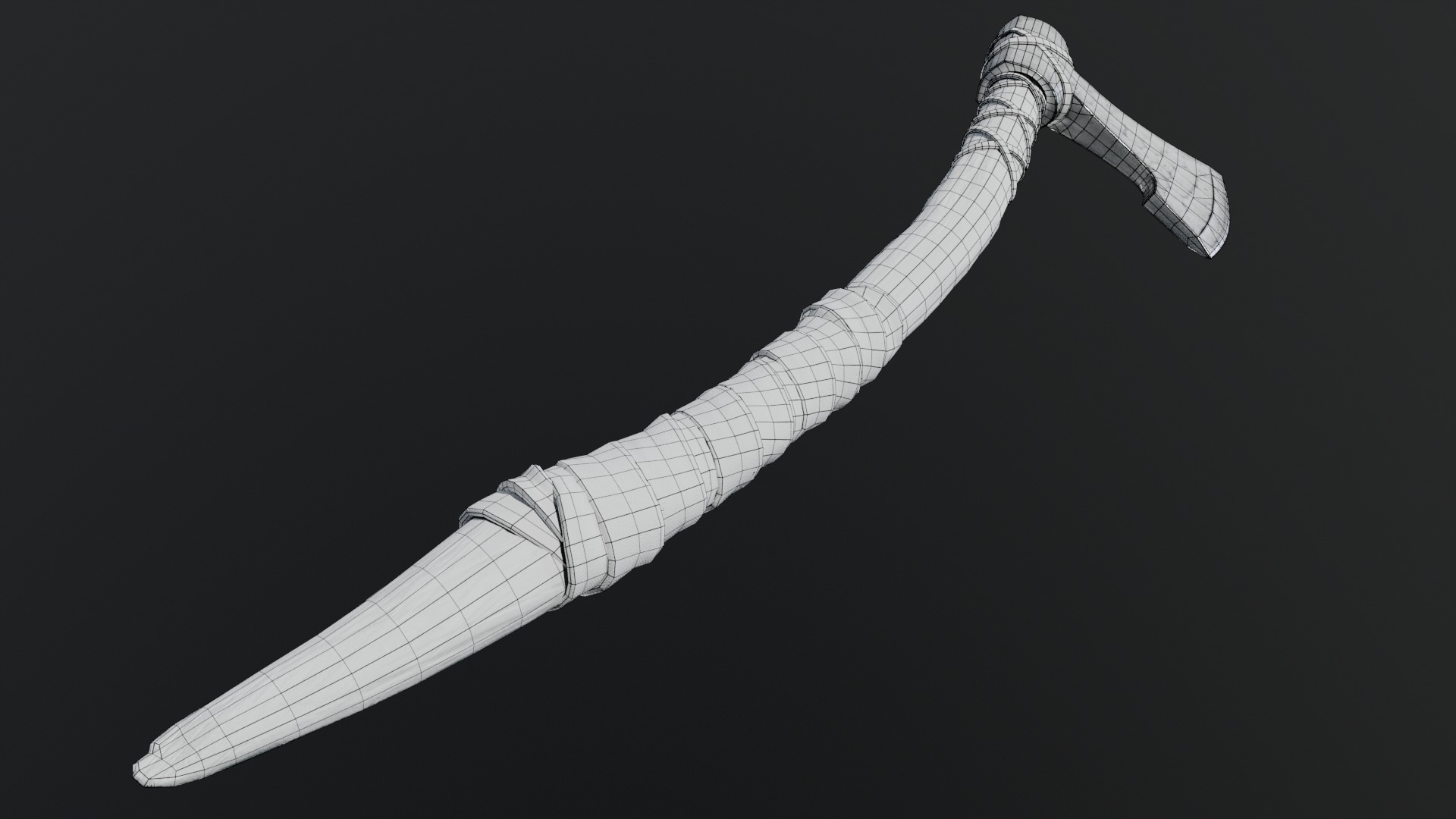 Viking Axes Low-poly 3D model_92