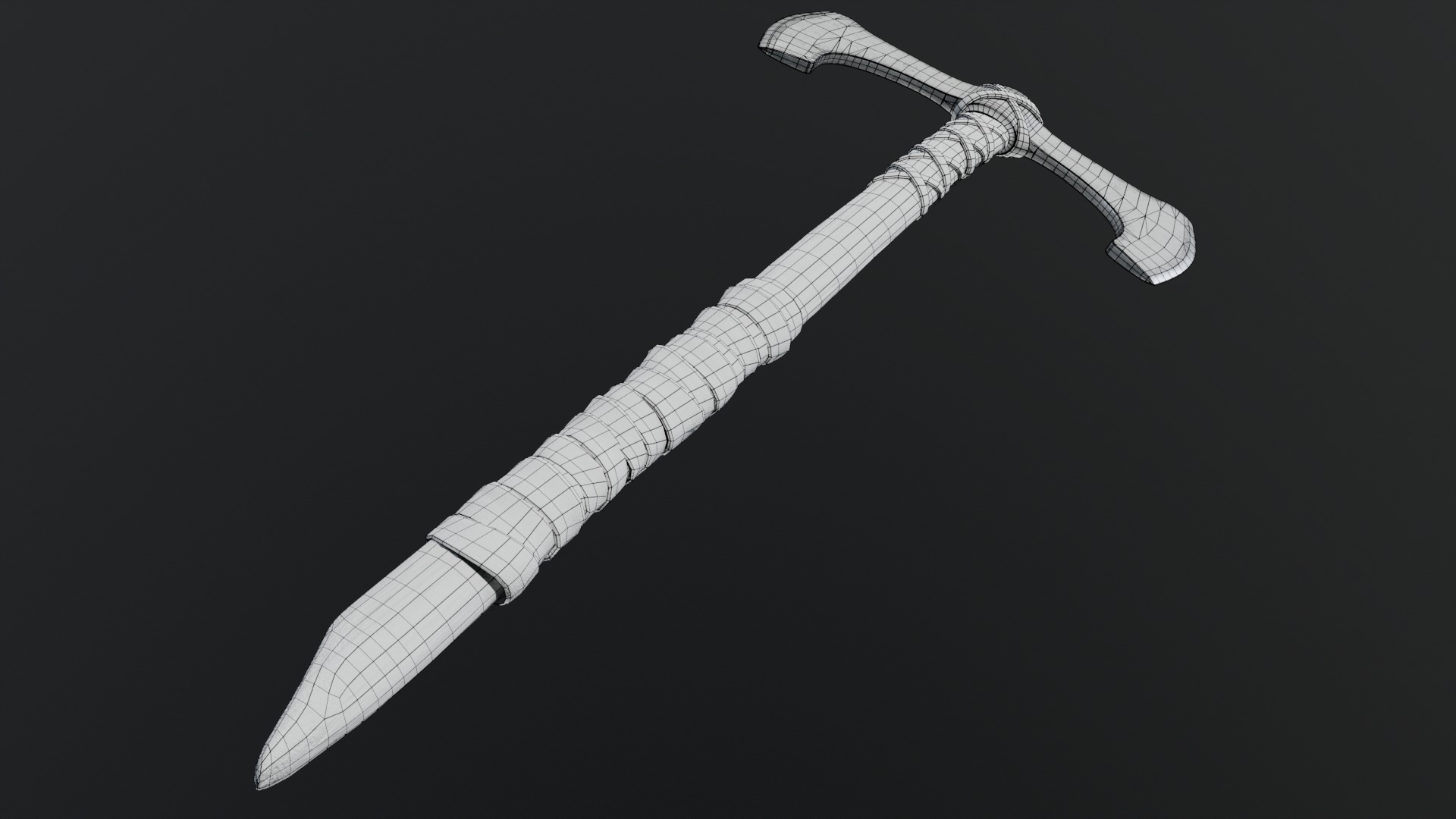 Viking Axes Low-poly 3D model_98