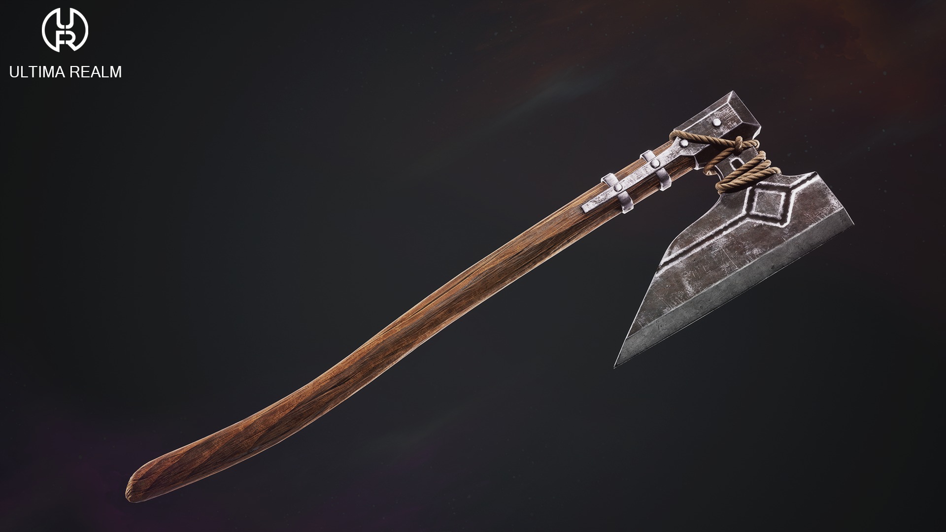 Viking Axes Low-poly 3D model_11