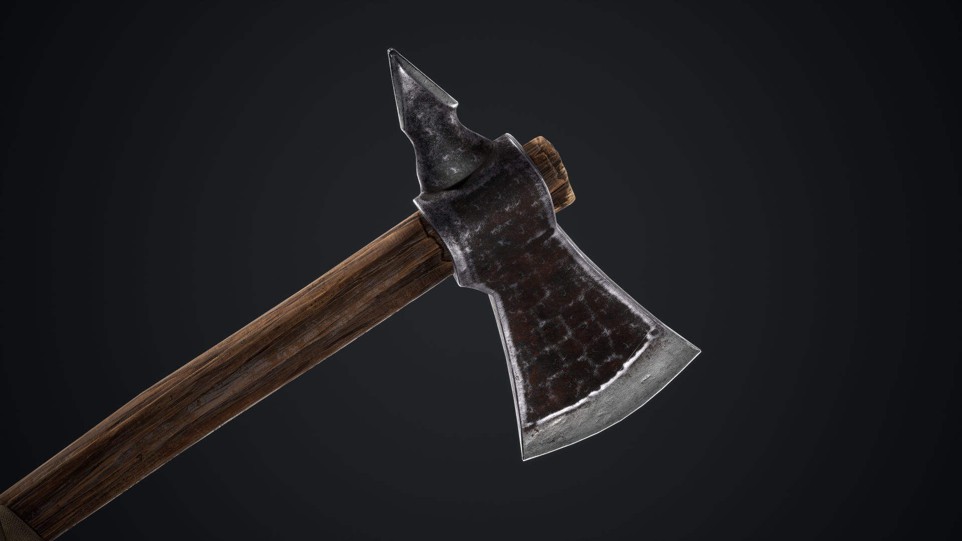 Viking Axes Low-poly 3D model_24