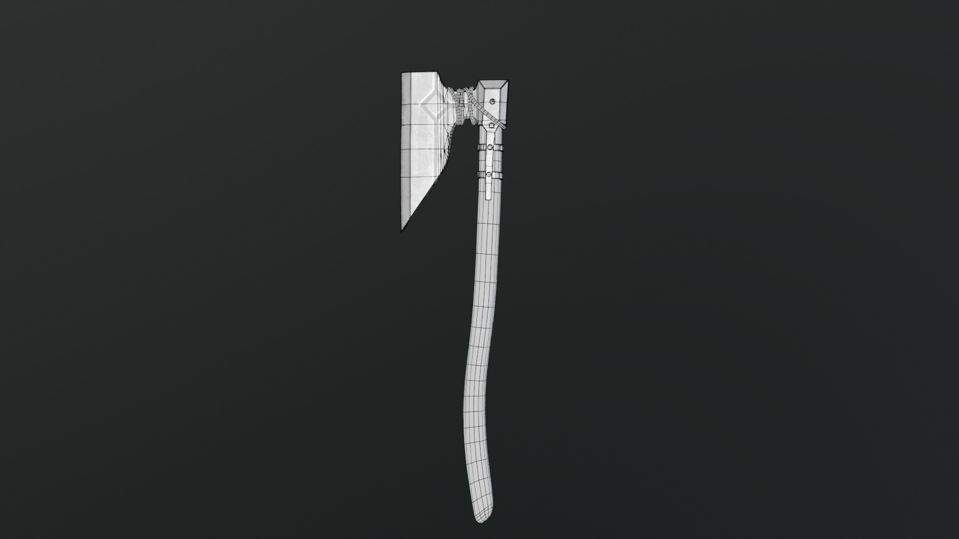 Viking Axes Low-poly 3D model_83