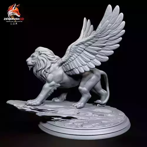 First beast - Lion Babylon  - Quimera 3D PRINTING 3D print model