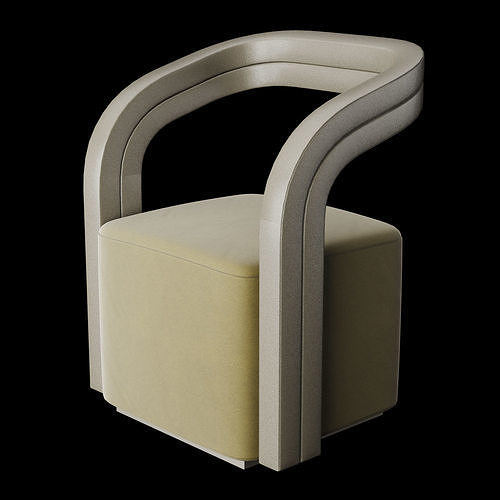 Modern armchair 1 3D model