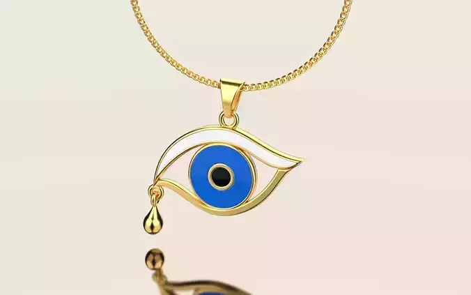 Eye  pendant 03 cartier