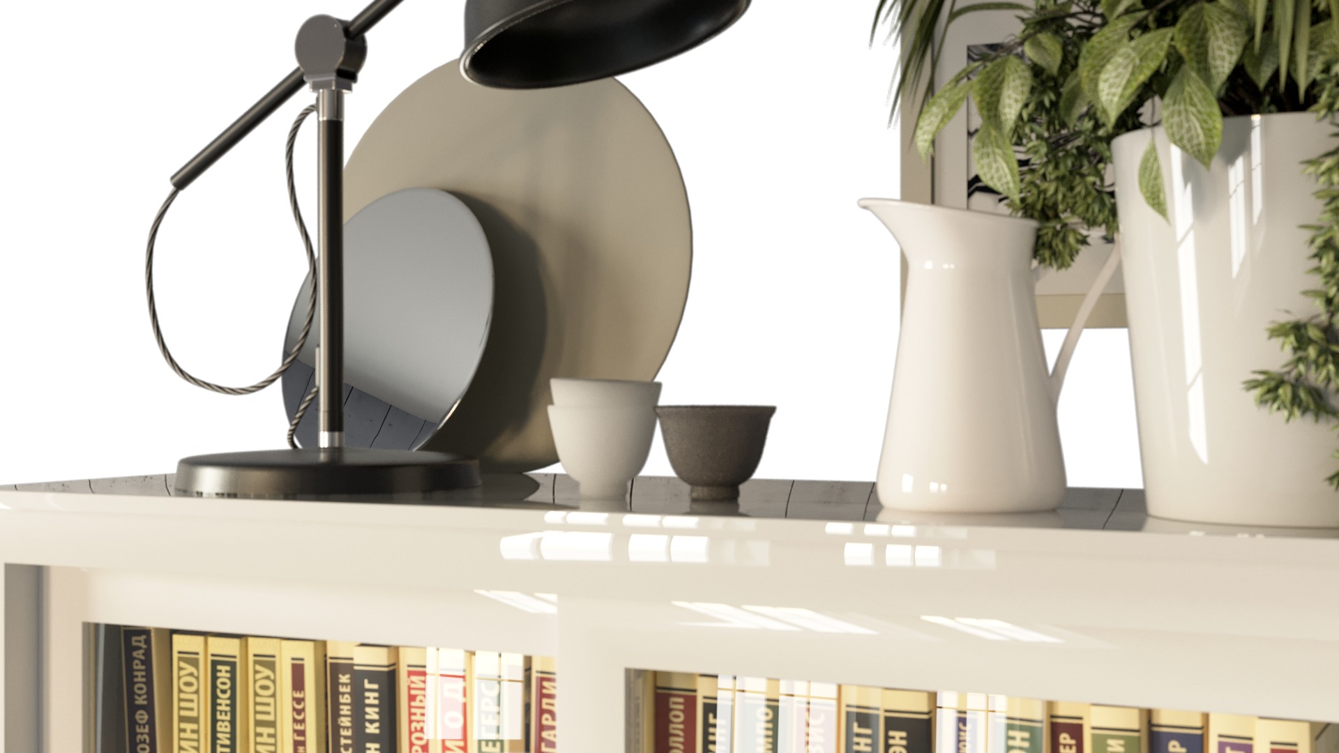 Cabinet Display Case from IKEA 3D model_4