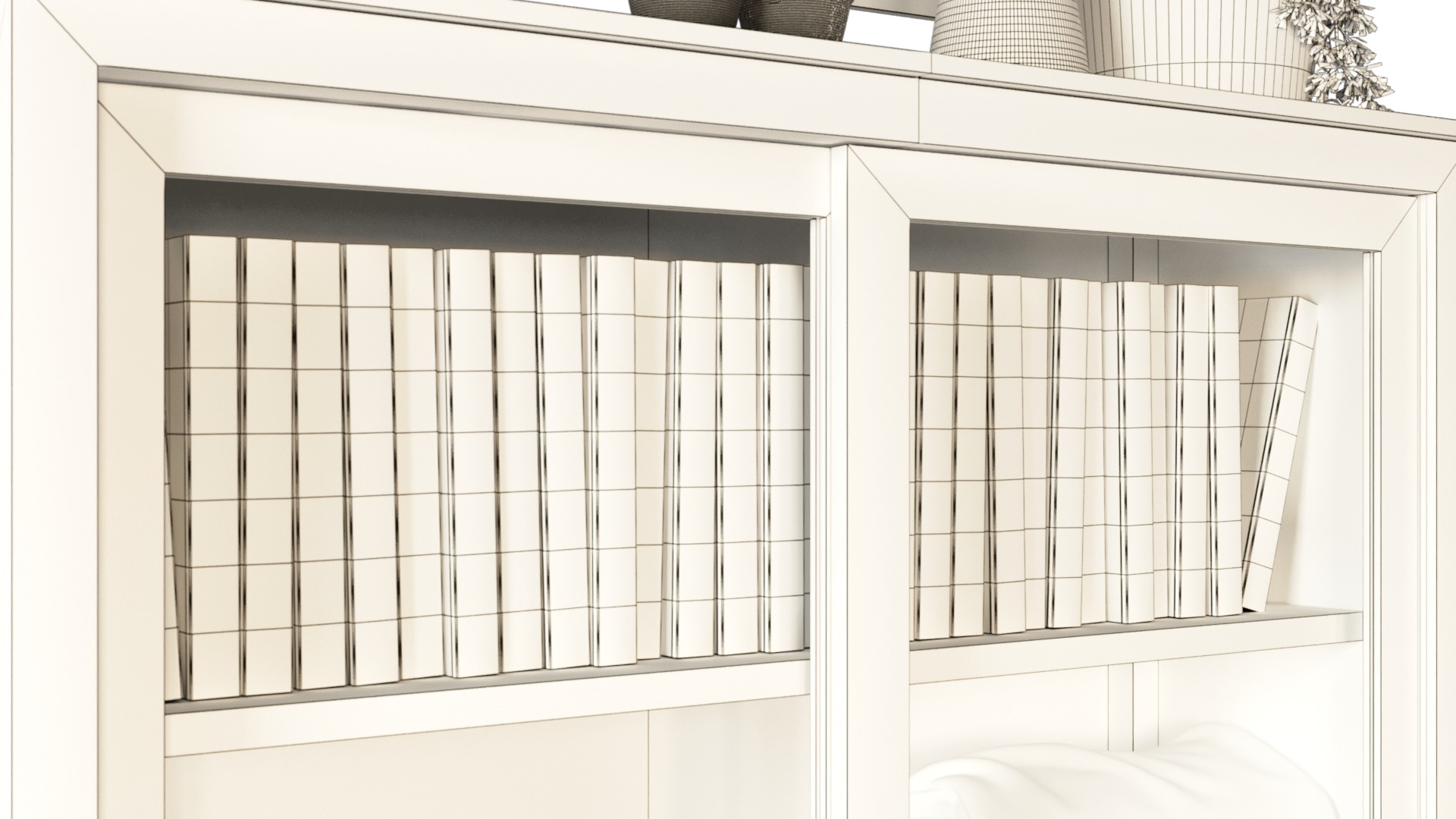 Cabinet Display Case from IKEA 3D model_7