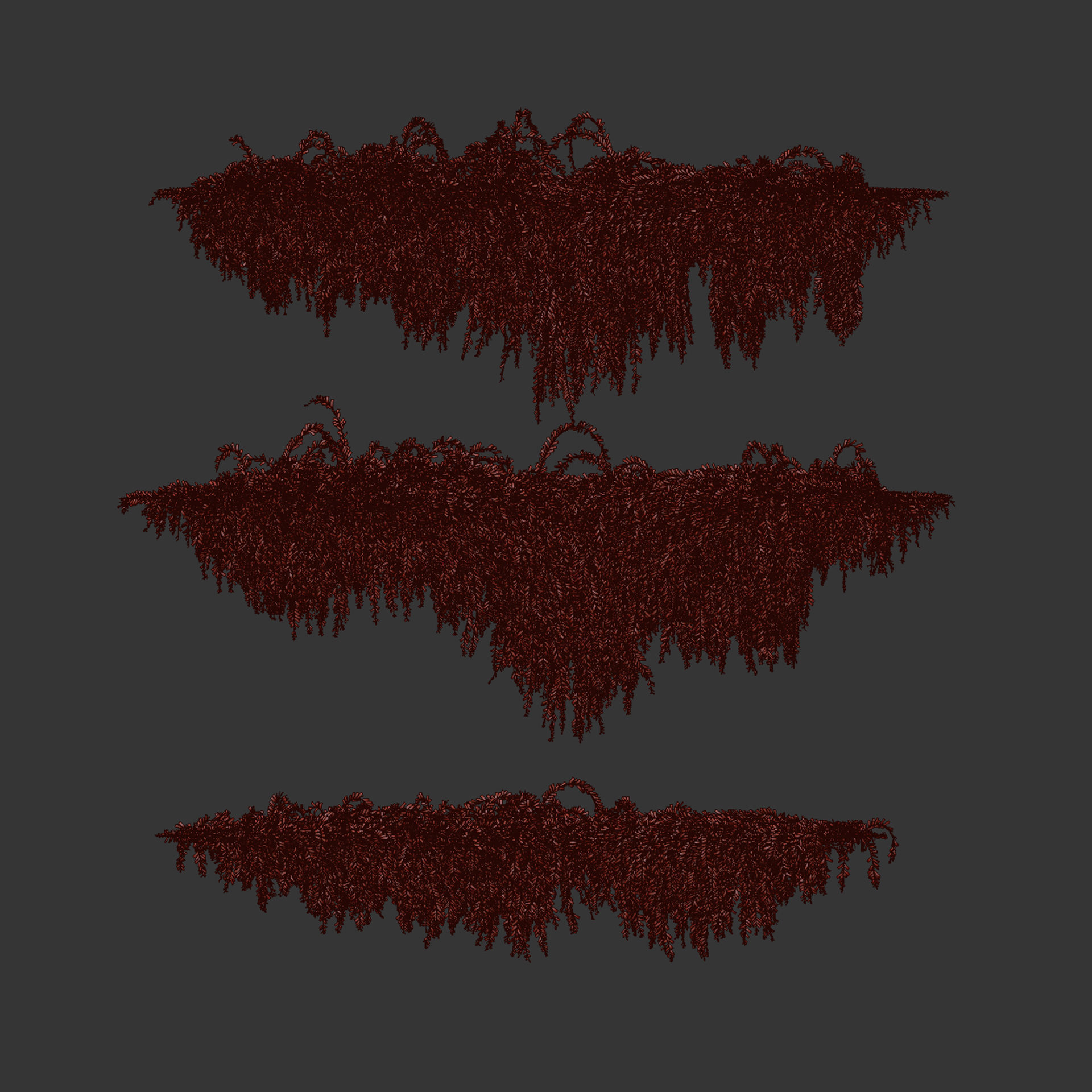 Hanging Creeper Plants Collection Vol 282-Blender 3D model_6