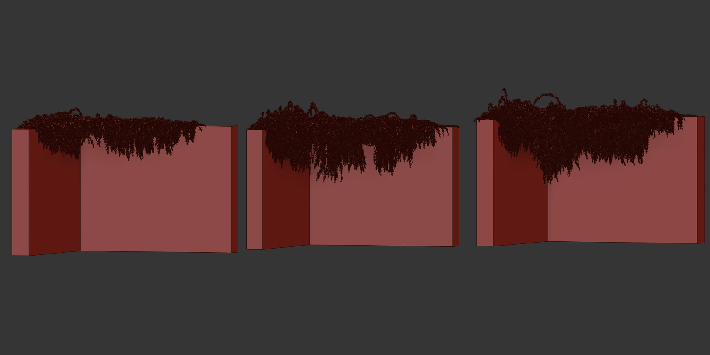 Hanging Creeper Plants Collection Vol 282-Blender 3D model_5