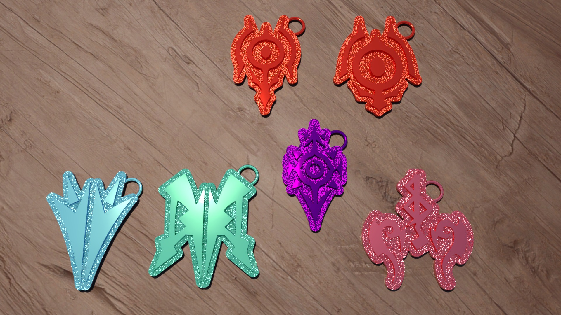 ARPEGGIO OF BLUE STEEL KEYCHAIN AND CORE 3D print model_8